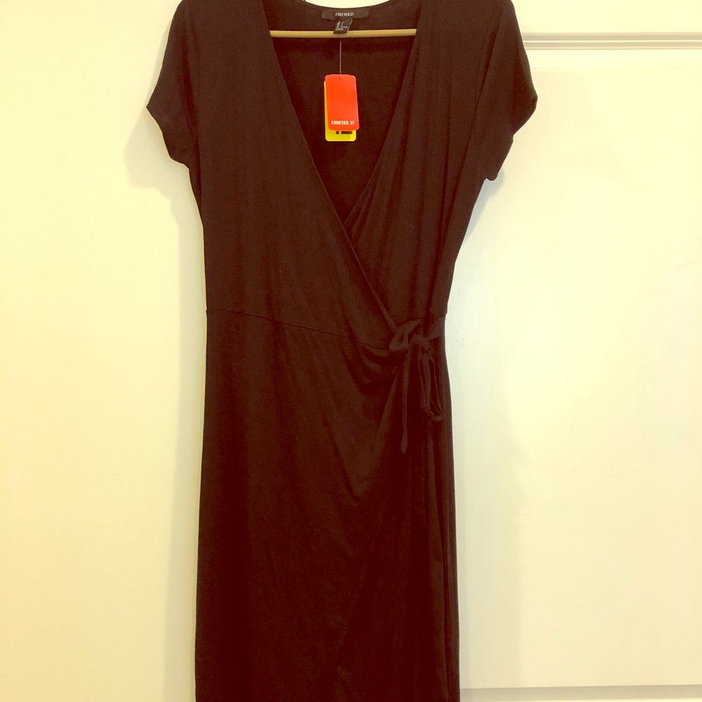 Black wrap dress!